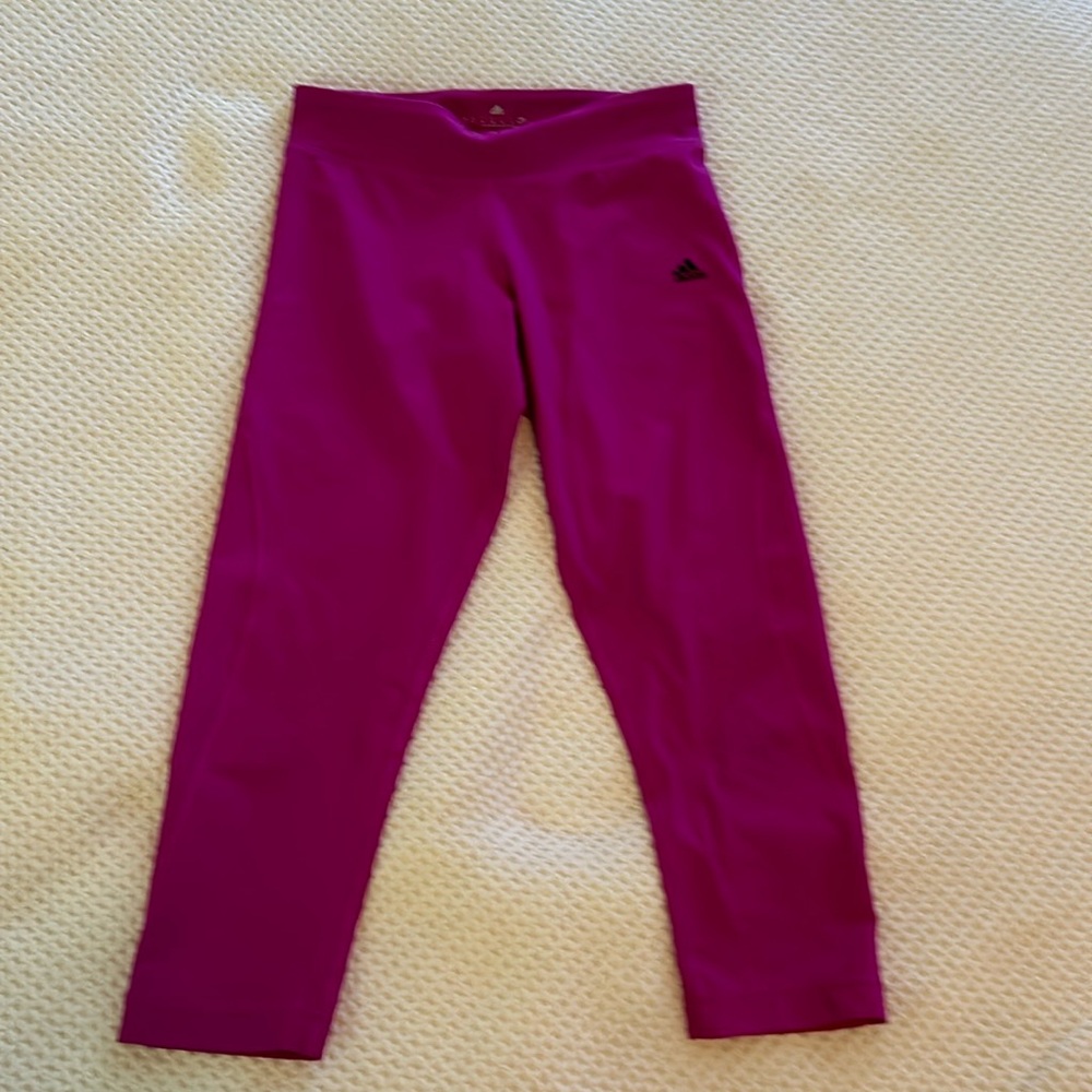 ADIDAS CAPRI RUNNING LEGGINGS FUSCIA